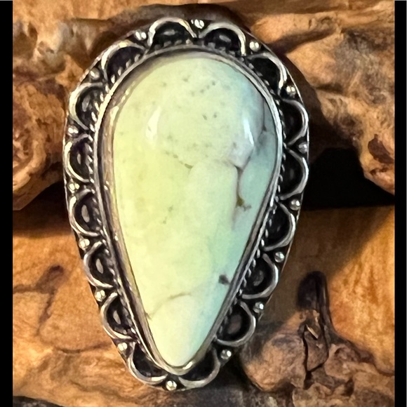 Variscite silver ring - Picture 2 of 11